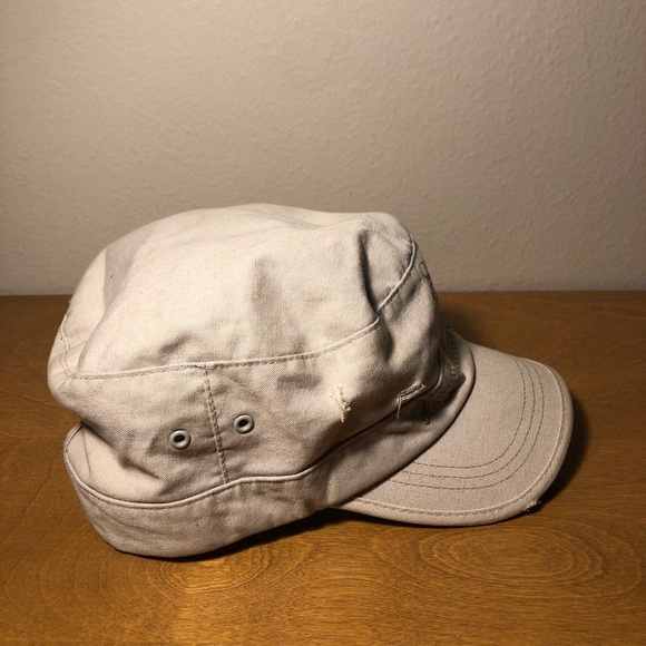 Walt Disney World Hat Mickey Mouse Tan Distressed Military Hat. One Size. khaki - Picture 4 of 7